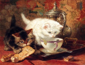  Knip Maler - High Tea Tier Katze Henriette Ronner Knip
